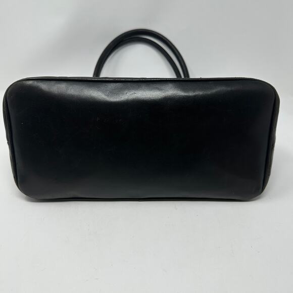 Vintage Chanel Medallion Tote Bag Lambskin Leather Silver Hardware Black Quilted - Picture 5 of 11